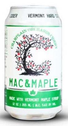 Champlain Orchard - Mac & Maple Cider (4 pack bottles) (4 pack bottles)