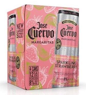 Jose Cuervo - Sparkling Strawberry Margarita (355ml) (355ml)