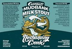 Neshaminy Creek Brewing Company - Mudbank Milk Stout (12 pack bottles) (12 pack bottles)