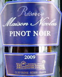 Maison Nicolas - Pinot Noir Vin de Pays dOc Rserve NV (750ml) (750ml)