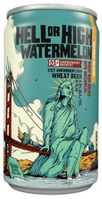 21st Amendment - Hell or High Watermelon Wheat (6 pack bottles) (6 pack bottles)
