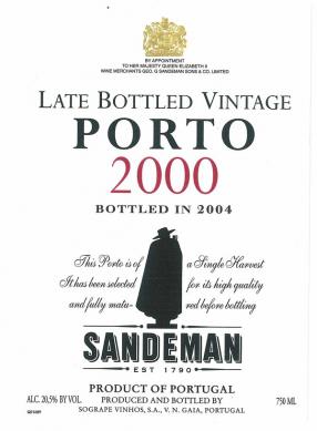 Sandeman - Late Bottled Port Ruby Port NV (750ml) (750ml)